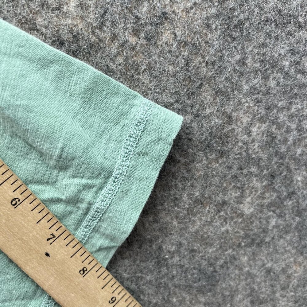 Lucky Brand Polo Shirt Men Large Teal Blue Casual Preppy Dress Cotton Vintage - Picture 8 of 12